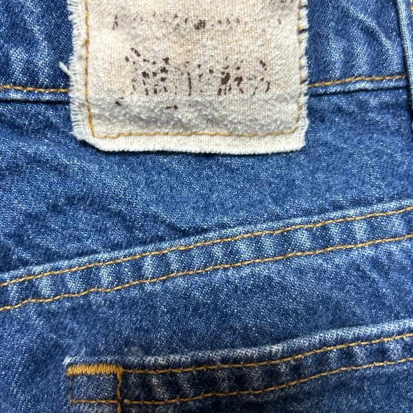 Levi Strauss 530 Regular Fit Jeans Brown/orange Tab Men’s 38x34 Blue Denim - Picture 7 of 7